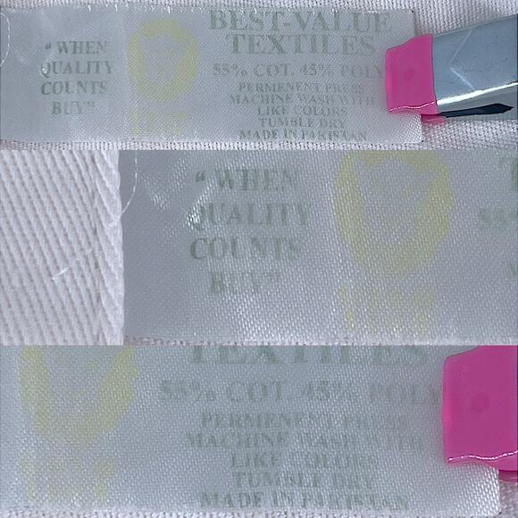 Best Value Textiles All Purpose Kitchen Bib Apron Pen or Tool Pocket Solid White - Picture 8 of 11